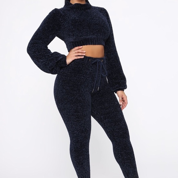 Fashion Nova Sweaters - Chill vibes lounge set fashion nova (BRAND NEW)